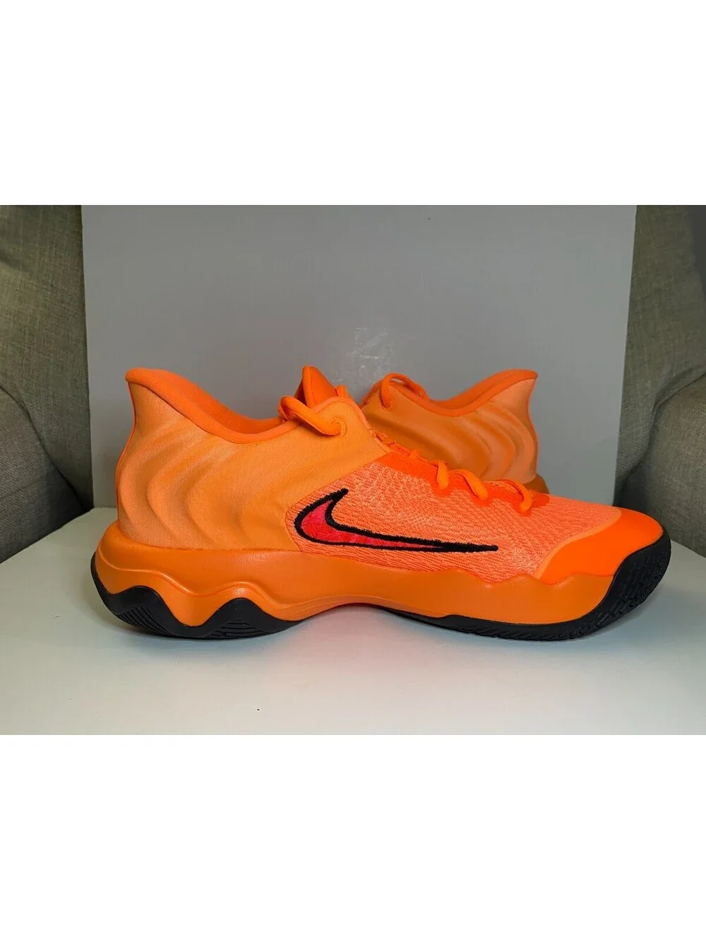 Nike Giannis Immortality 4 FQ3680-800 Mens Sneaker US 12 Orange Basketball Shoes